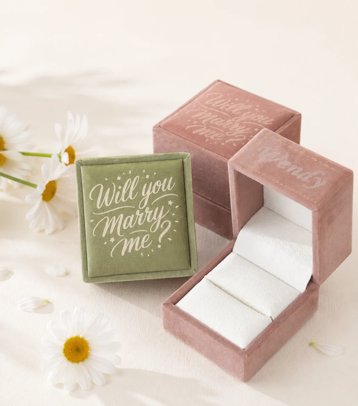 Flannel Ring Box