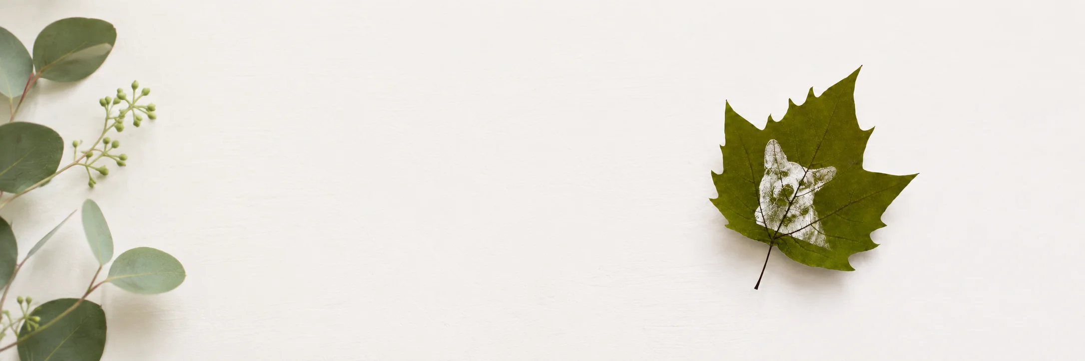 Custom Pet Portrait Leaf