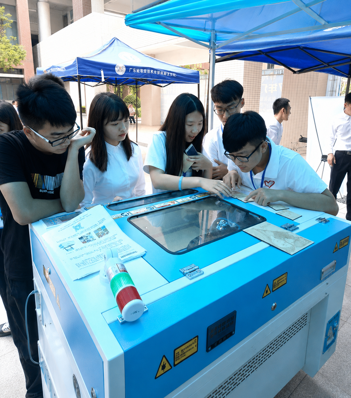 Thunder Laser Maker Space Activity Supports College Innovation and Entrepreneurship