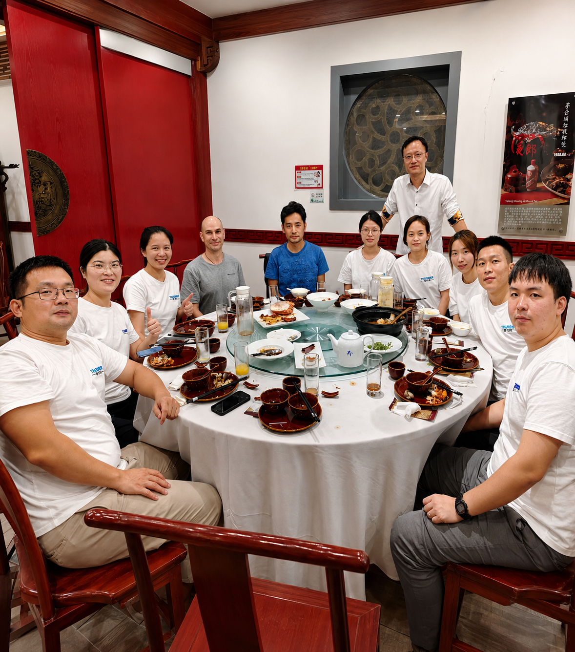 Korea and Malaysia Agents Visit Thunder Laser in China