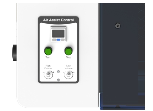 Dual air assist control panel on the new Bolt laser engraver.png