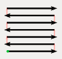 Bi-directional fill engraves in both directions to reduce idle travel time