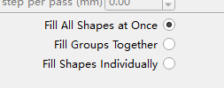 Fill grouping should be adjusted when necessary to reduce idle movement