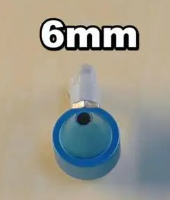 A wide nozzle produces softer airflow for engraving and acrylic cutting