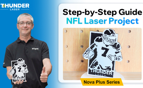 NFL Season Laser Project  Complete Tutorial with Thunder Nova Plus