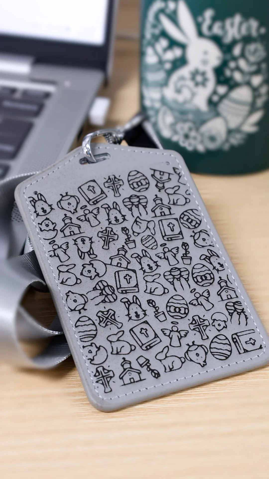 laser engraved card holder