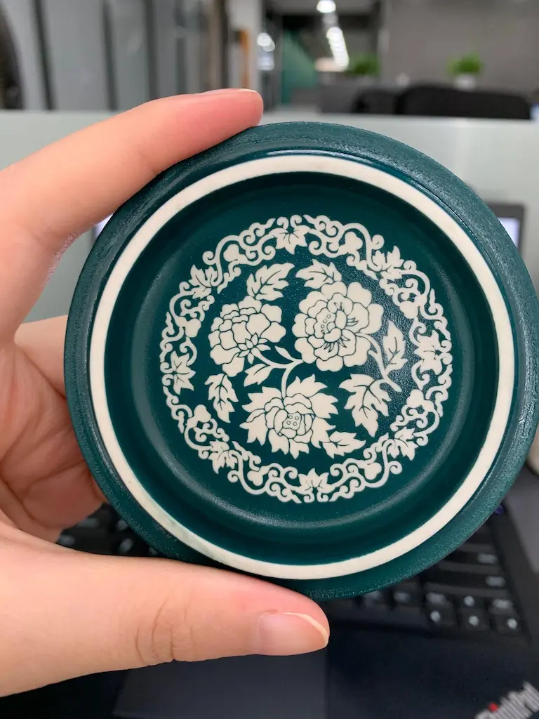 laser mark ceramic mug