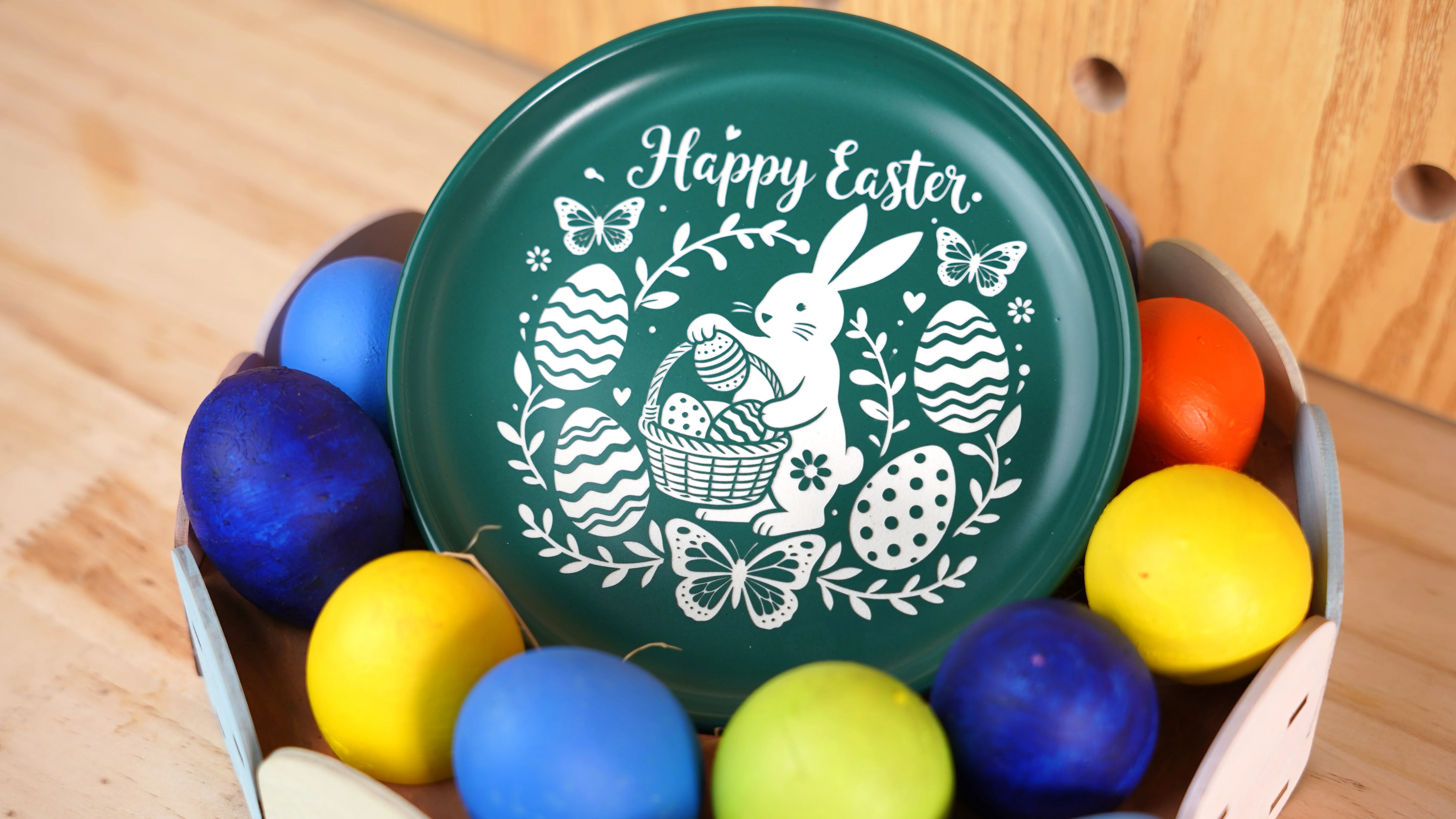 laser mark ceramic plate for festival