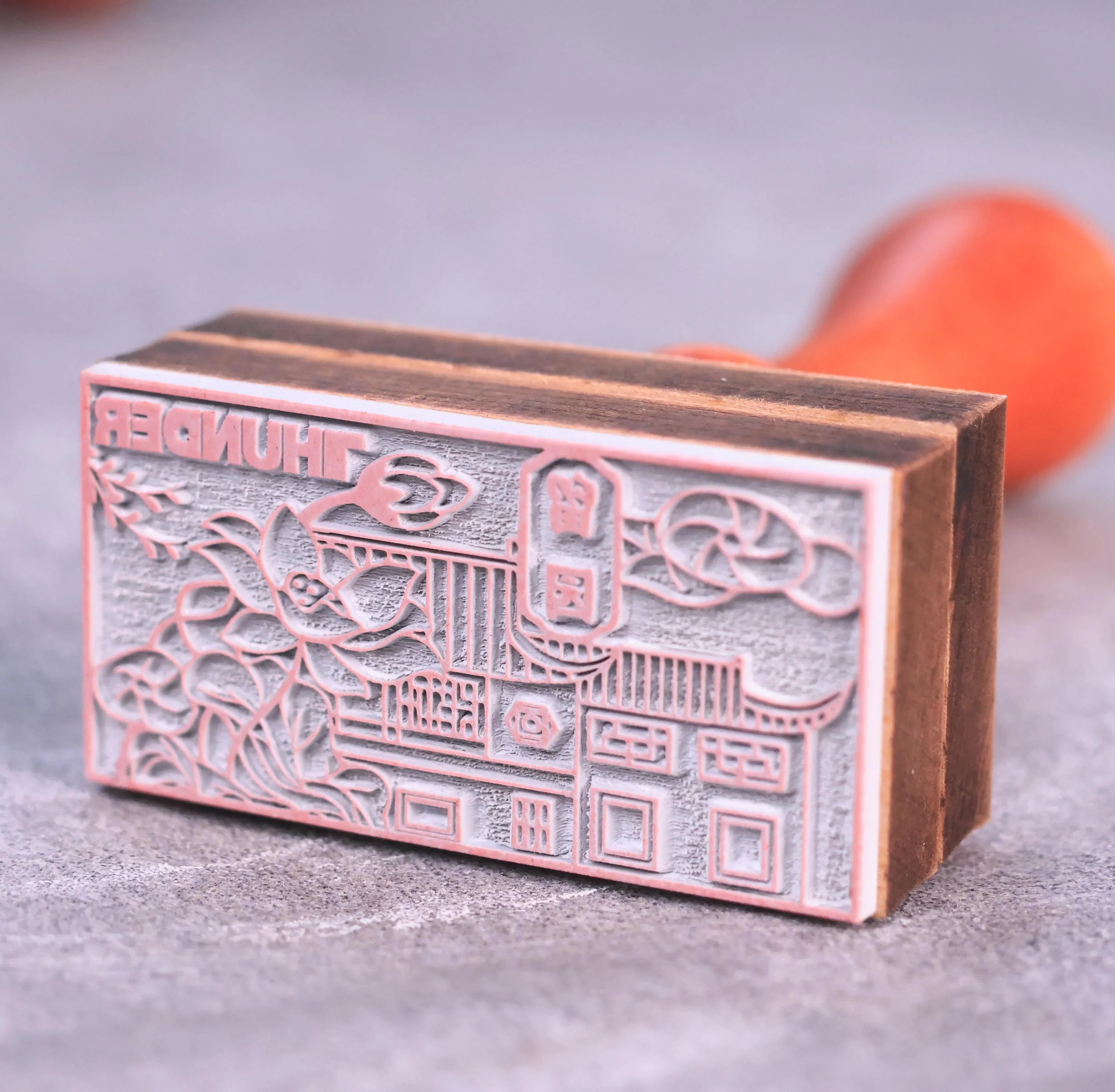 laser engraved rubber stamp with fine edges laser engraved rubber stamp with fine edges