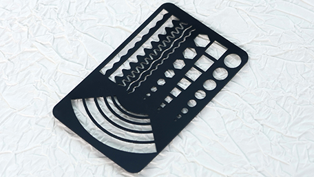 Film Laser Cutting Sample of Titan