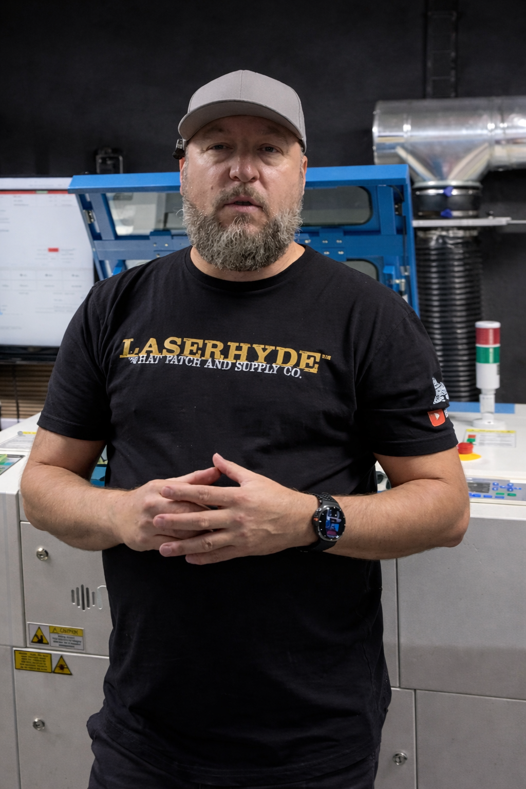Robert Kofoed & Thunder Laser RF laser machine